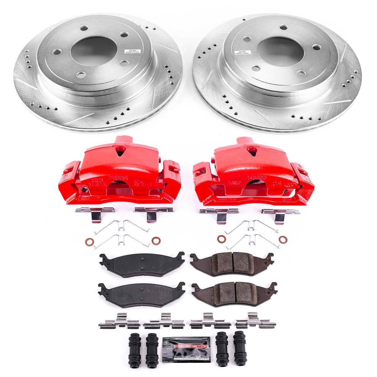 PowerStop Power Stop 04-06 Ford E-150 Z23 Evolution Kit w/ Calipers - Rear KC4579