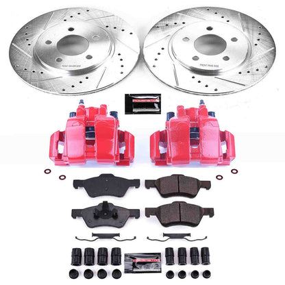 PowerStop Power Stop 07-10 Ford Escape Z23 Evolution Kit w/ Calipers - Front KC4580A