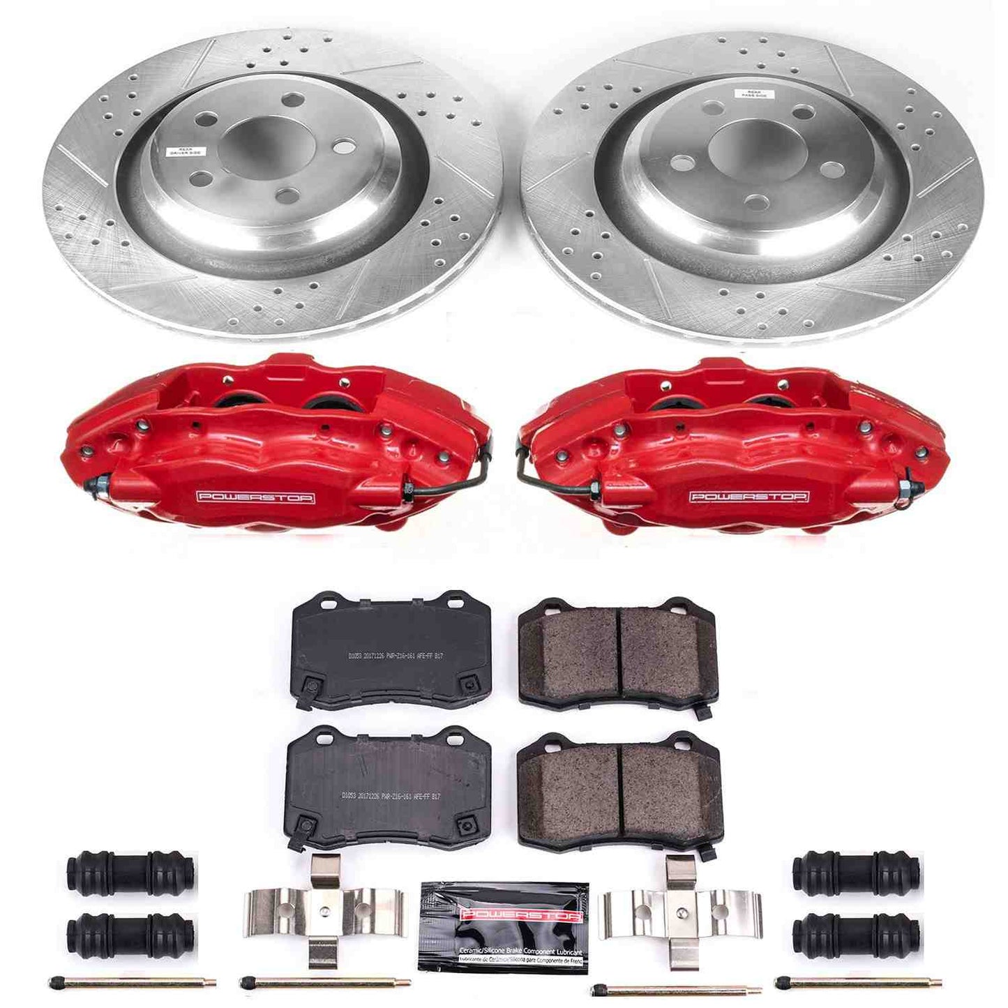 PowerStop Power Stop 05-10 Chrysler 300 Z23 Evolution Kit w/ Calipers - Rear KC4583