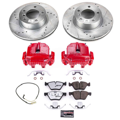 PowerStop Power Stop 2006 BMW 325xi Front Z26 Street Warrior Brake Kit w/Calipers KC4589-26