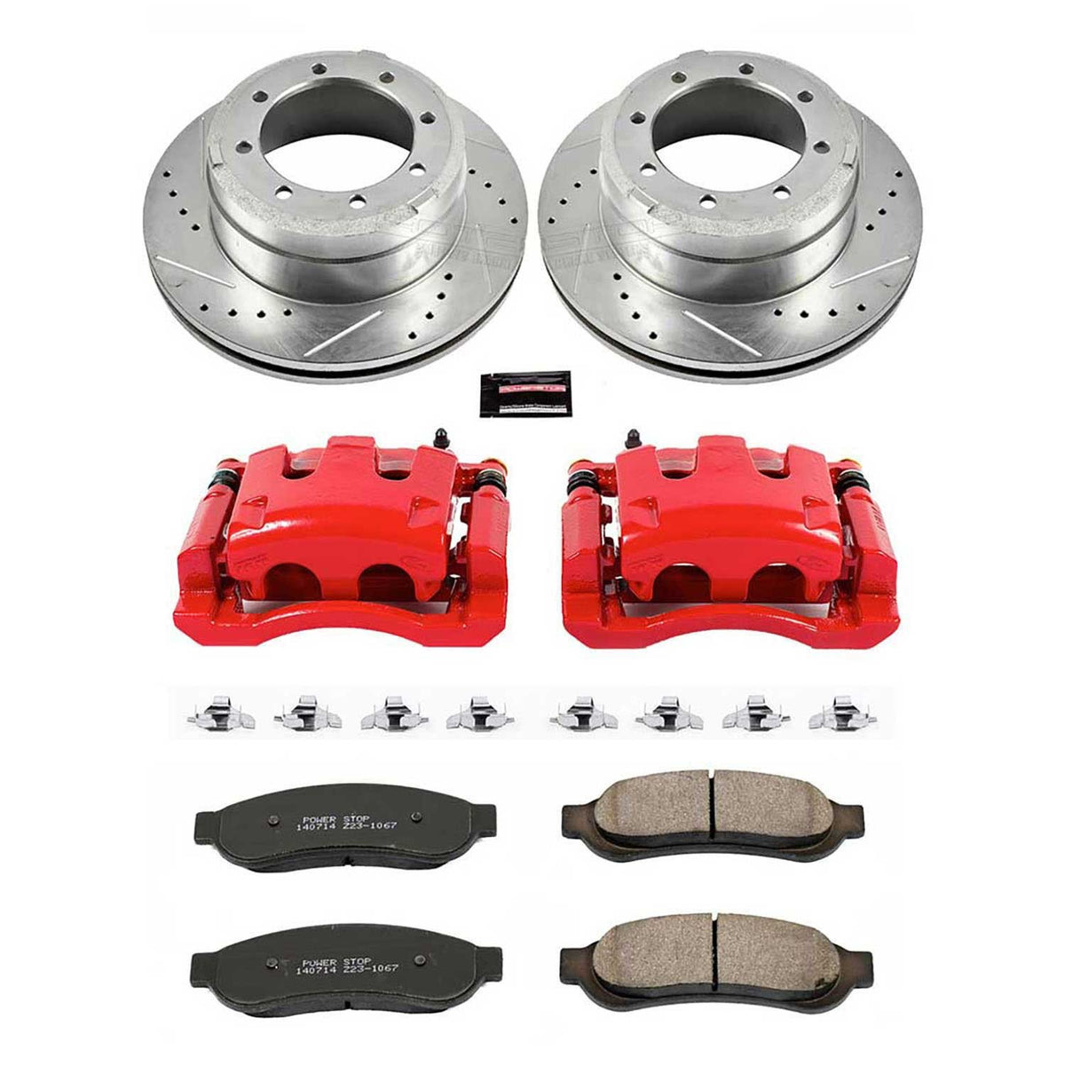 PowerStop Power Stop 05-10 Ford F-350 Super Duty Z23 Evolution Kit w/ Calipers - Rear KC4593
