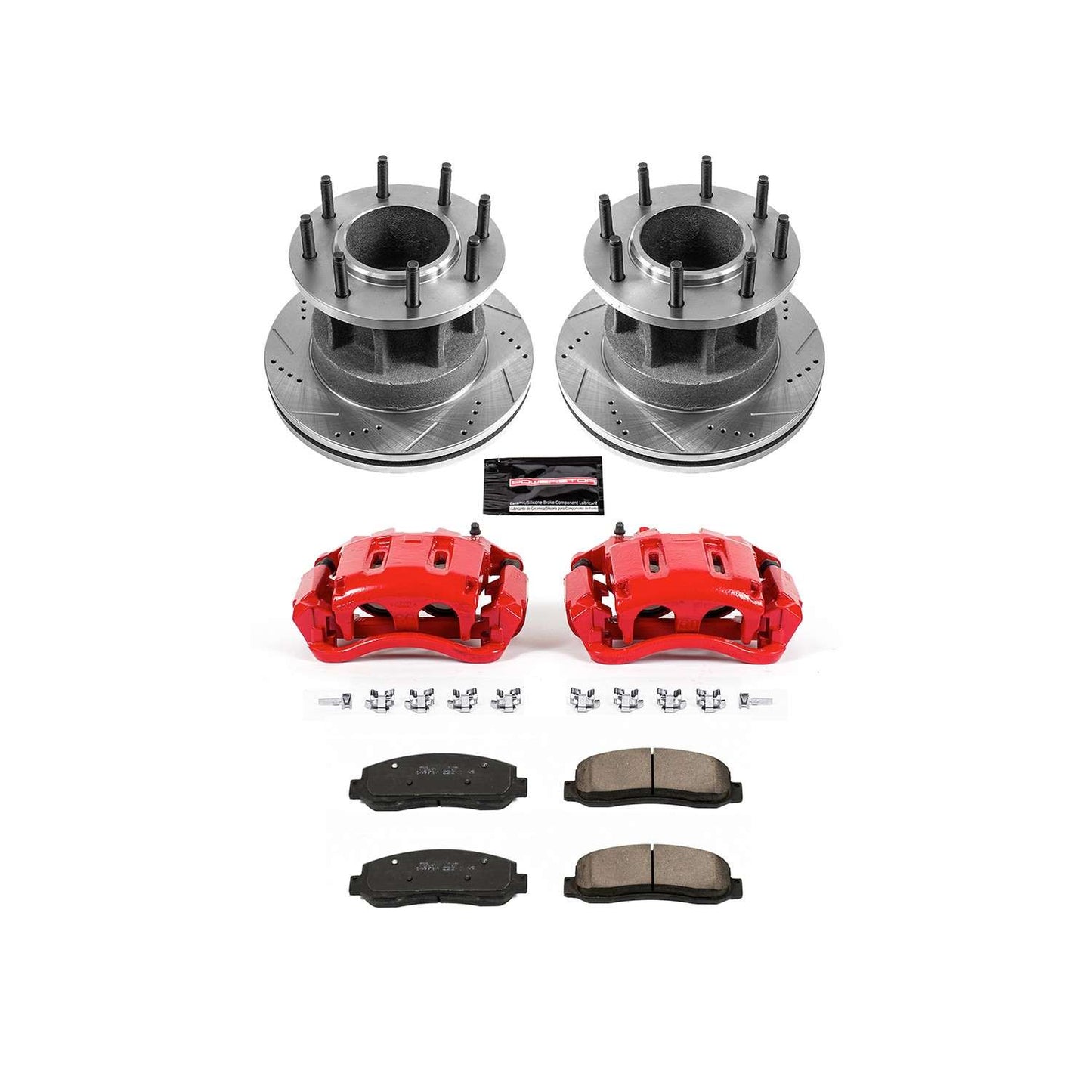PowerStop Power Stop 07-11 Ford F-350 Super Duty Z23 Evolution Kit w/ Calipers - Front KC4595