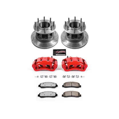 PowerStop Power Stop 05-07 Ford F-350 Super Duty Front Z36 Truck & Tow Brake Kit w/Calipers KC4597-36