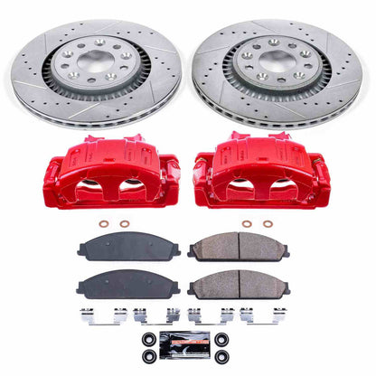 PowerStop Power Stop 08-09 Ford Taurus X Z23 Evolution Kit w/ Calipers - Front KC4599A