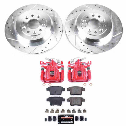 PowerStop Power Stop 05-07 Ford Five Hundred Z23 Evolution Kit w/ Calipers - Rear KC4600