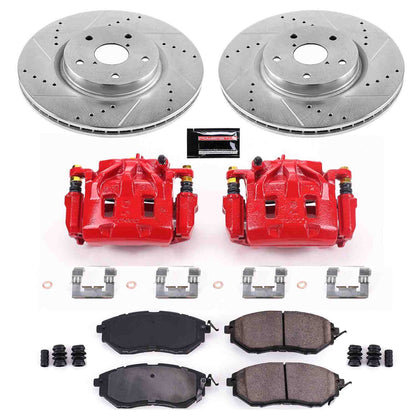 PowerStop Power Stop 06-07 Subaru B9 Tribeca Z23 Evolution Kit w/ Calipers - Front KC4603