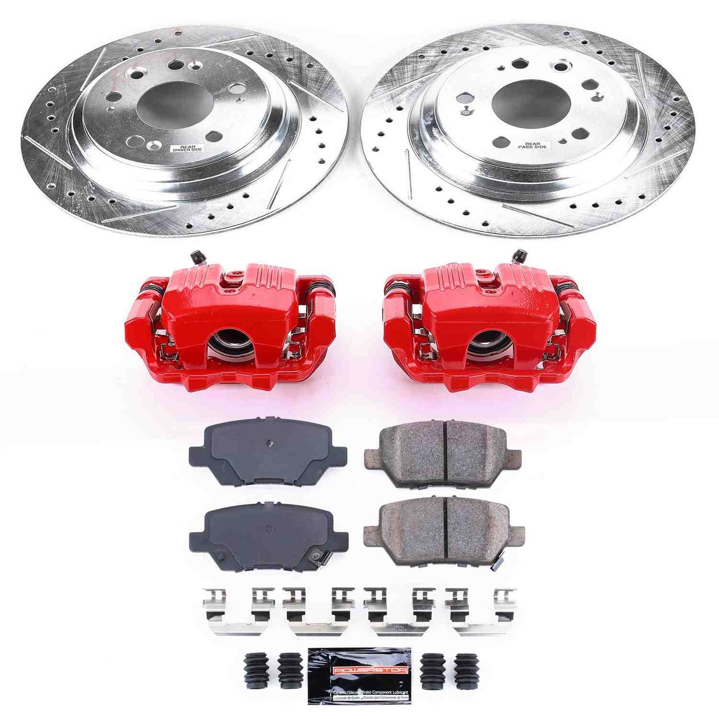 PowerStop Power Stop 05-12 Acura RL Z23 Evolution Kit w/ Calipers - Rear KC4605