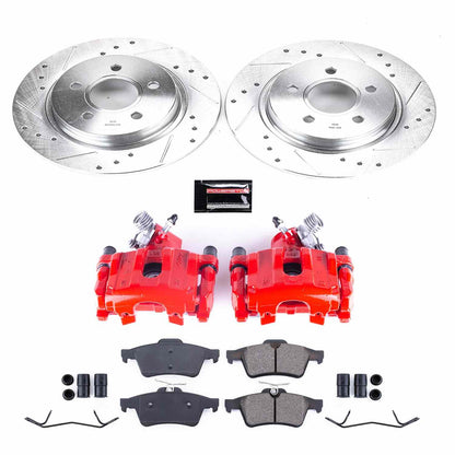 PowerStop Power Stop 08-13 Volvo C30 Z23 Evolution Kit w/ Calipers - Rear KC4613