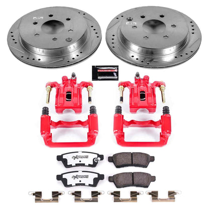 PowerStop Power Stop 05-18 Nissan Frontier Rear Z36 Truck & Tow Brake Kit w/Calipers KC4621-36