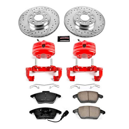 PowerStop Power Stop 10-12 Audi A3 Z23 Evolution Kit w/ Calipers - Front KC4623
