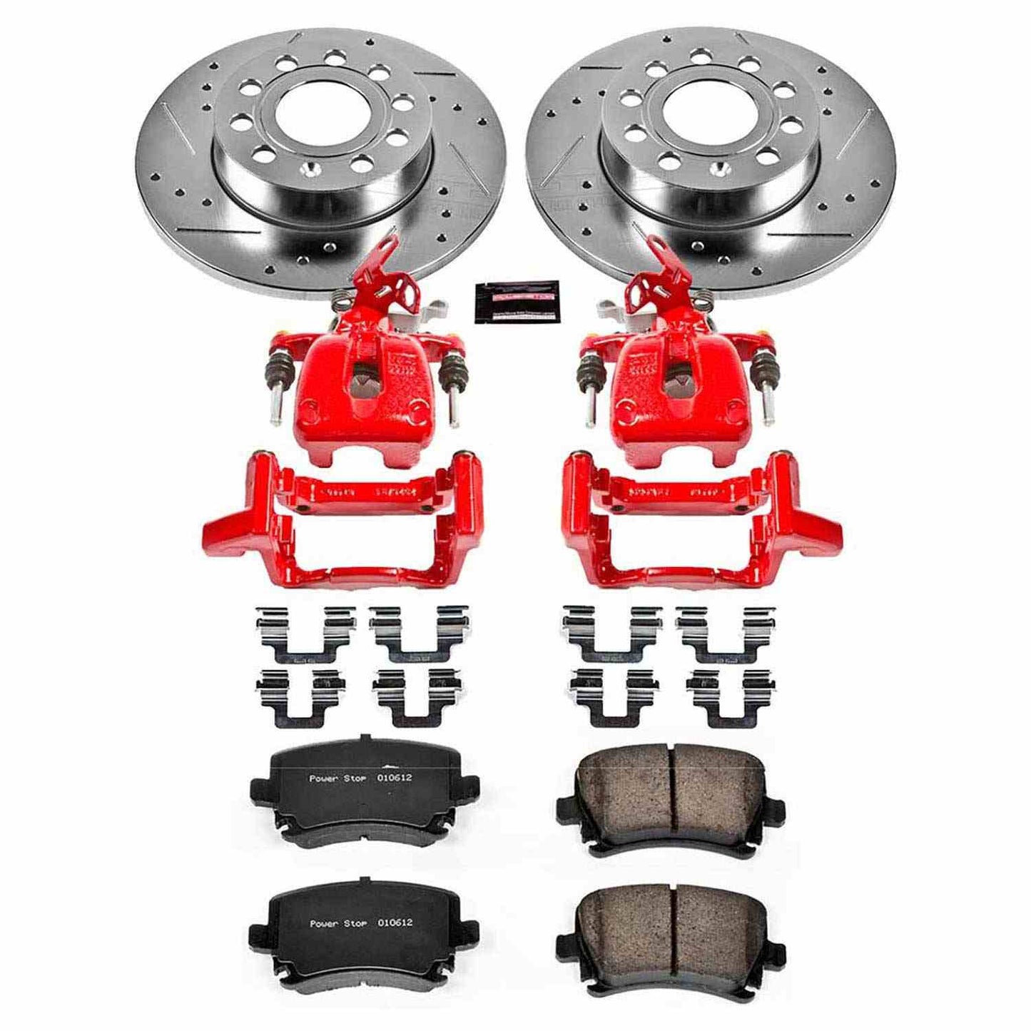 PowerStop Power Stop 2008 Audi A3 Z23 Evolution Kit w/ Calipers - Rear KC4627A