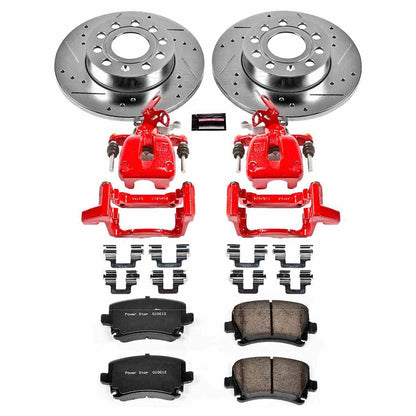 PowerStop Power Stop 2008 Audi A3 Z23 Evolution Kit w/ Calipers - Rear KC4627A