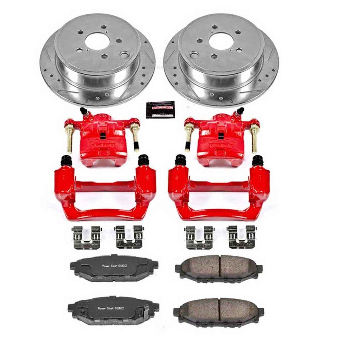 PowerStop Power Stop 09-13 Subaru Forester Z23 Evolution Kit w/ Calipers - Rear KC4631