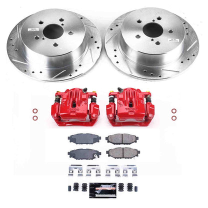 PowerStop Power Stop 06-09 Subaru Legacy Z23 Evolution Kit w/ Calipers - Rear KC4632A