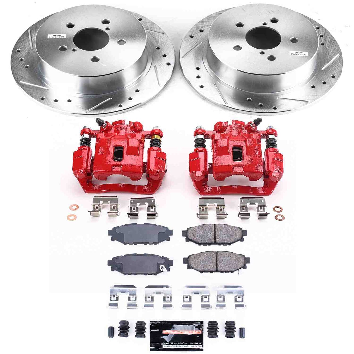 PowerStop Power Stop 2005 Subaru Legacy Z23 Evolution Kit w/ Calipers - Rear KC4632