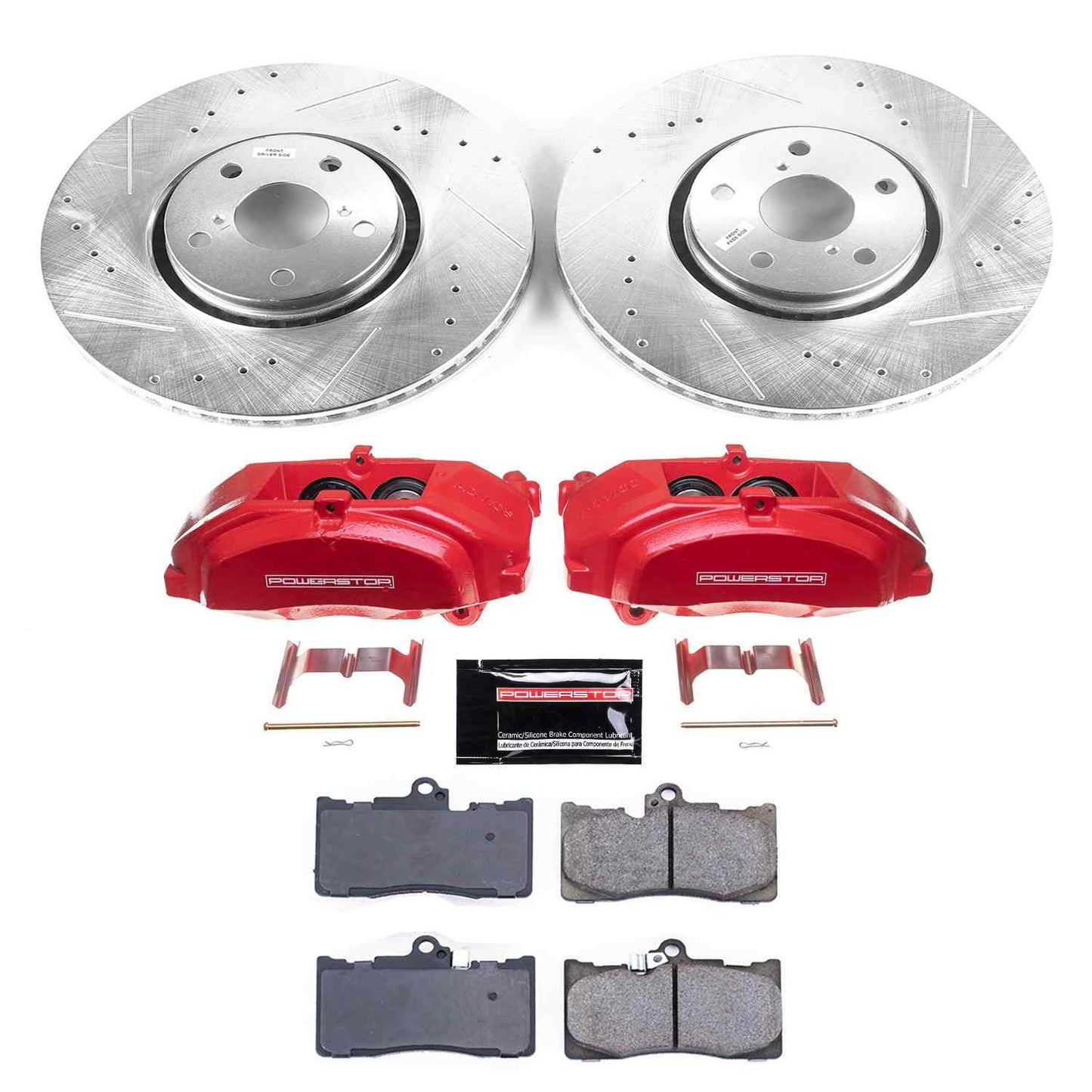 PowerStop Power Stop 07-11 Lexus GS350 Z23 Evolution Kit w/ Calipers - Front KC4633