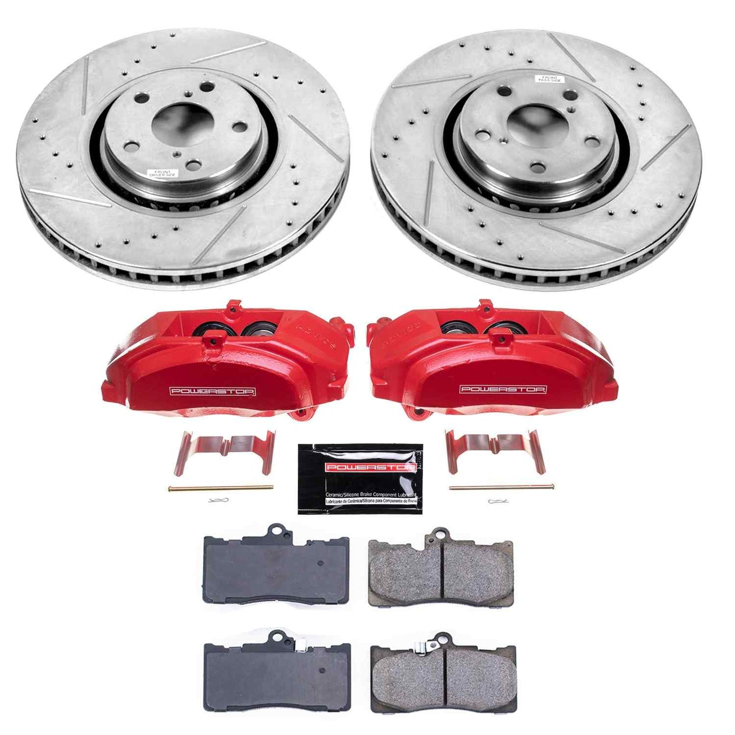 PowerStop Power Stop 07-11 Lexus GS350 Z23 Evolution Kit w/ Calipers - Front KC4634