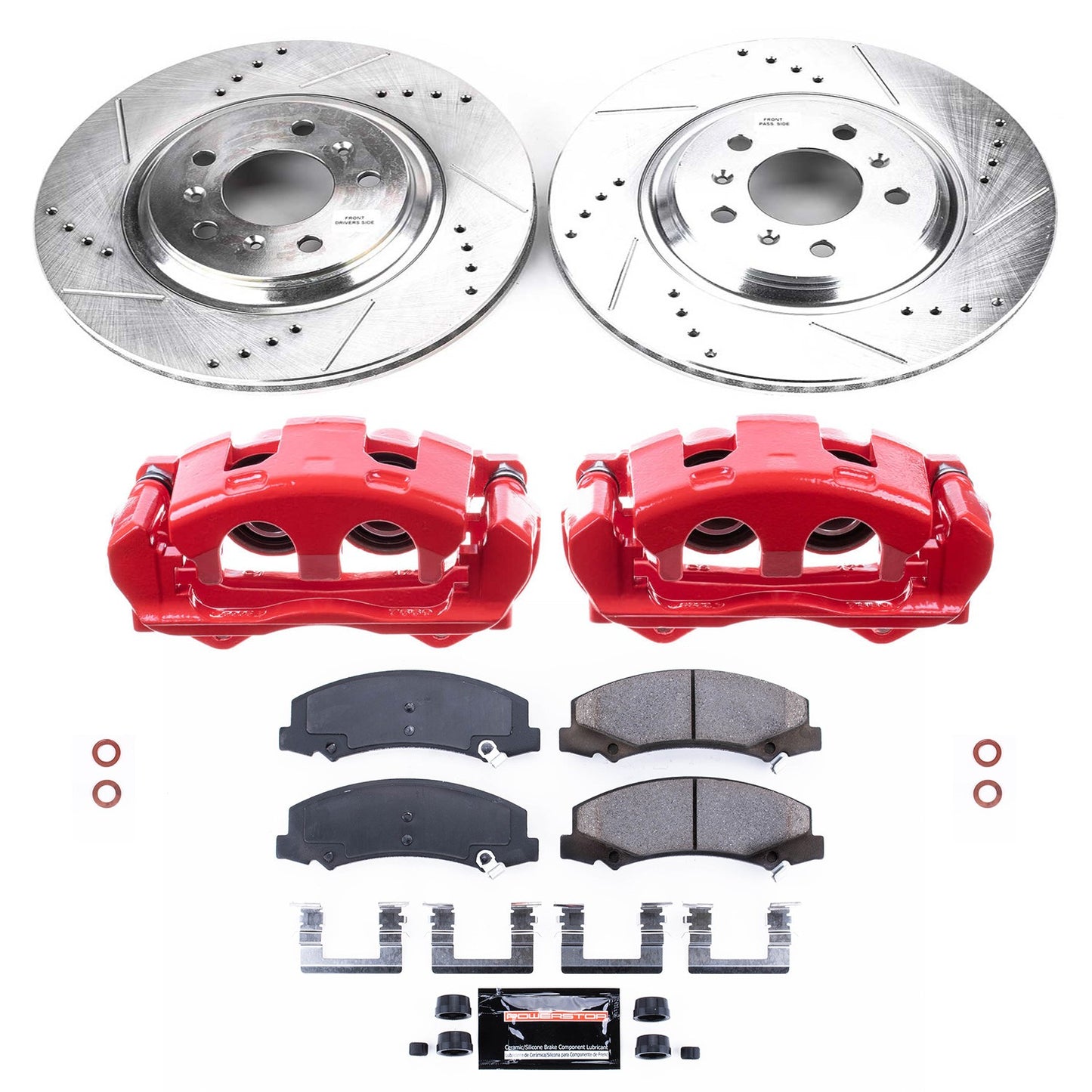 PowerStop Power Stop 08-09 Buick Allure Z23 Evolution Kit w/ Calipers - Front KC4654