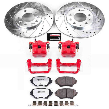 PowerStop Power Stop 06-15 Mazda MX-5 Miata Front Z26 Street Warrior Brake Kit w/Calipers KC4659-26