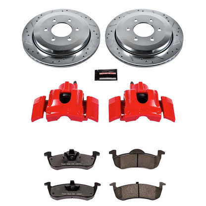 PowerStop Power Stop 07-17 Ford Expedition Rear Z36 Truck & Tow Brake Kit w/Calipers KC4683-36