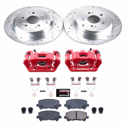 PowerStop Power Stop 09-11 Honda Pilot Z23 Evolution Kit w/ Calipers - Rear KC4685B