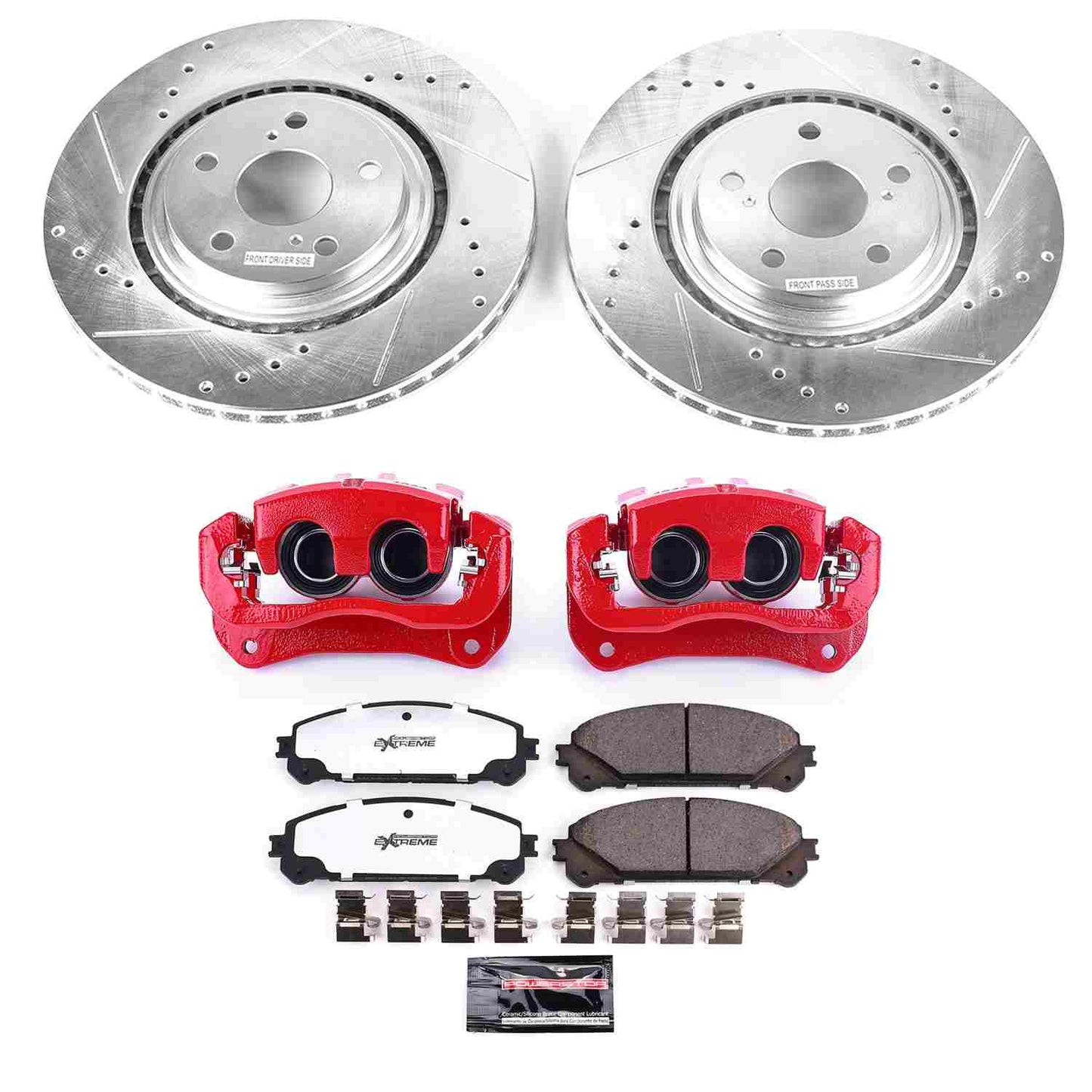 PowerStop Power Stop 15-17 Lexus NX200t Front Z36 Truck & Tow Brake Kit w/Calipers KC4713-36