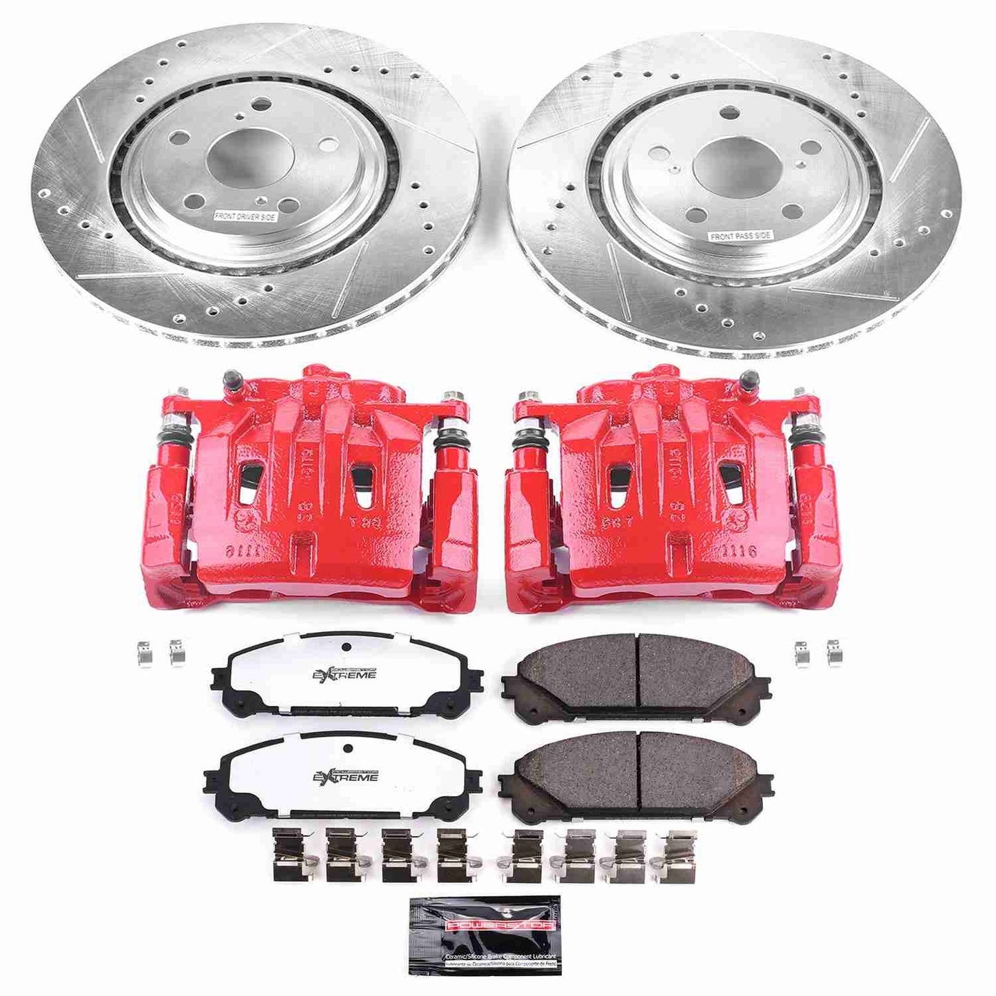 PowerStop Power Stop 10-15 Lexus RX350 Front Z36 Truck & Tow Brake Kit w/Calipers KC4713A-36