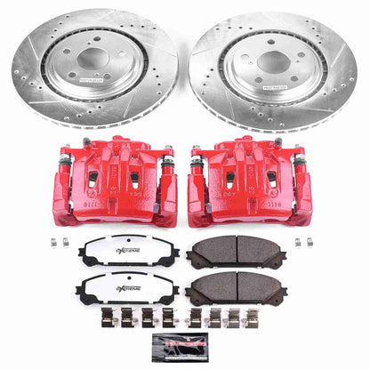 PowerStop Power Stop 10-15 Lexus RX350 Front Z36 Truck & Tow Brake Kit w/Calipers KC4713A-36