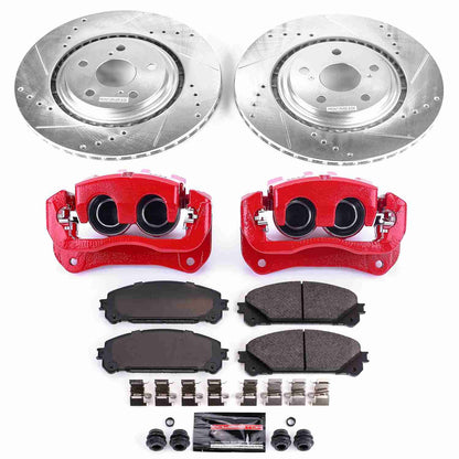 PowerStop Power Stop 15-17 Lexus NX200t Z23 Evolution Kit w/ Calipers - Front KC4713