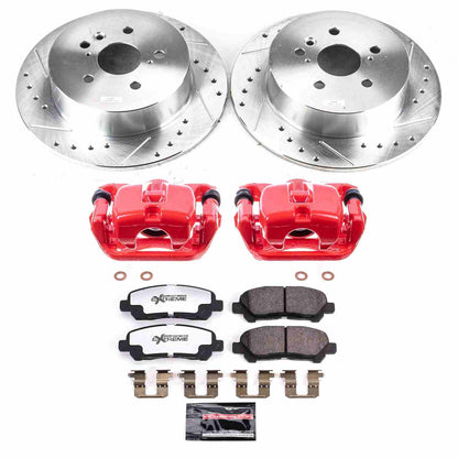 PowerStop Power Stop 08-09 Toyota High Lander Rear Z36 Truck & Tow Brake Kit w/Calipers KC4714-36