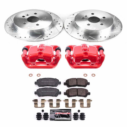 PowerStop Power Stop 08-09 Toyota High Lander Z23 Evolution Kit w/ Calipers - Rear KC4714