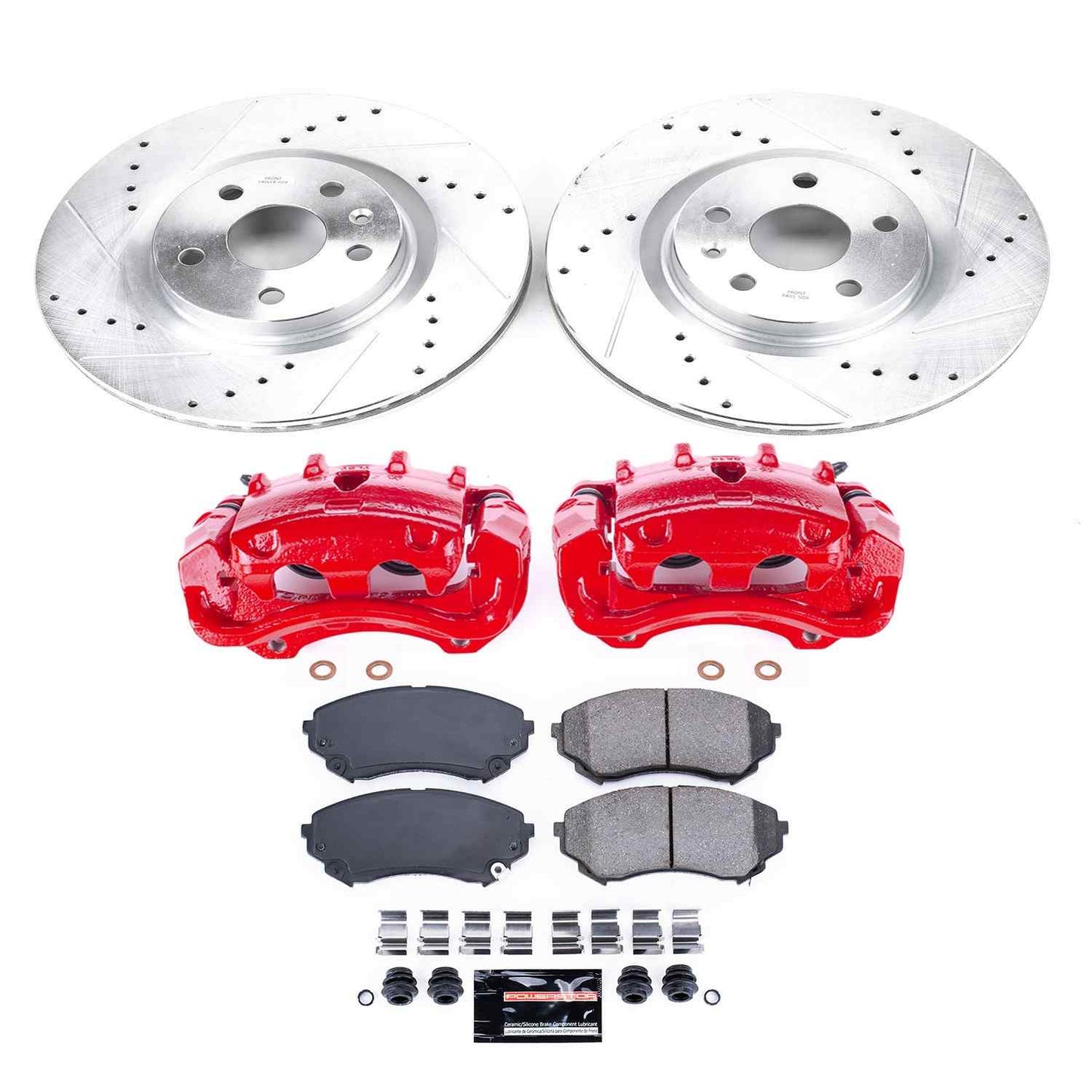 PowerStop Power Stop 08-14 Cadillac CTS Z23 Evolution Kit w/ Calipers - Front KC4720