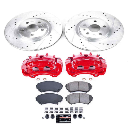 PowerStop Power Stop 08-14 Cadillac CTS Z23 Evolution Kit w/ Calipers - Front KC4720