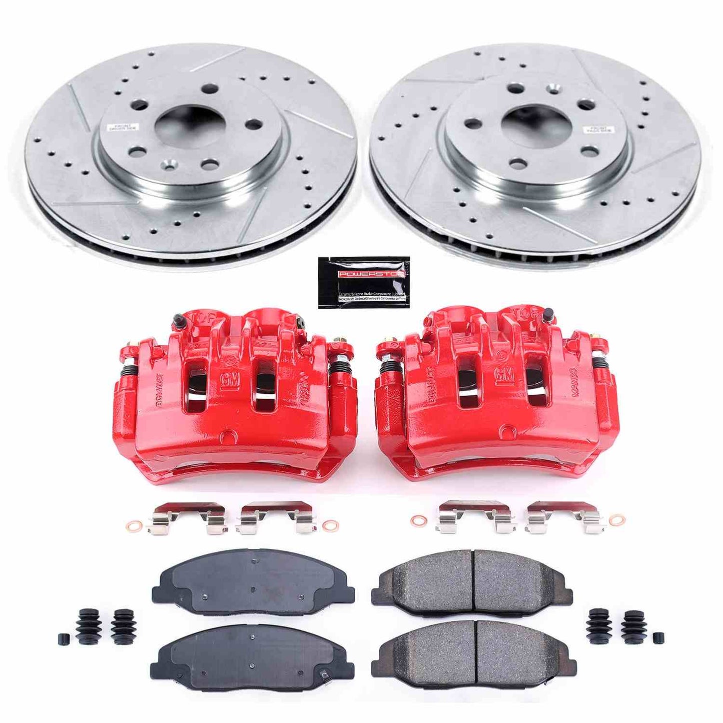 PowerStop Power Stop 08-14 Cadillac CTS Z23 Evolution Kit w/ Calipers - Front KC4721