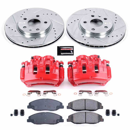 PowerStop Power Stop 08-14 Cadillac CTS Z23 Evolution Kit w/ Calipers - Front KC4721