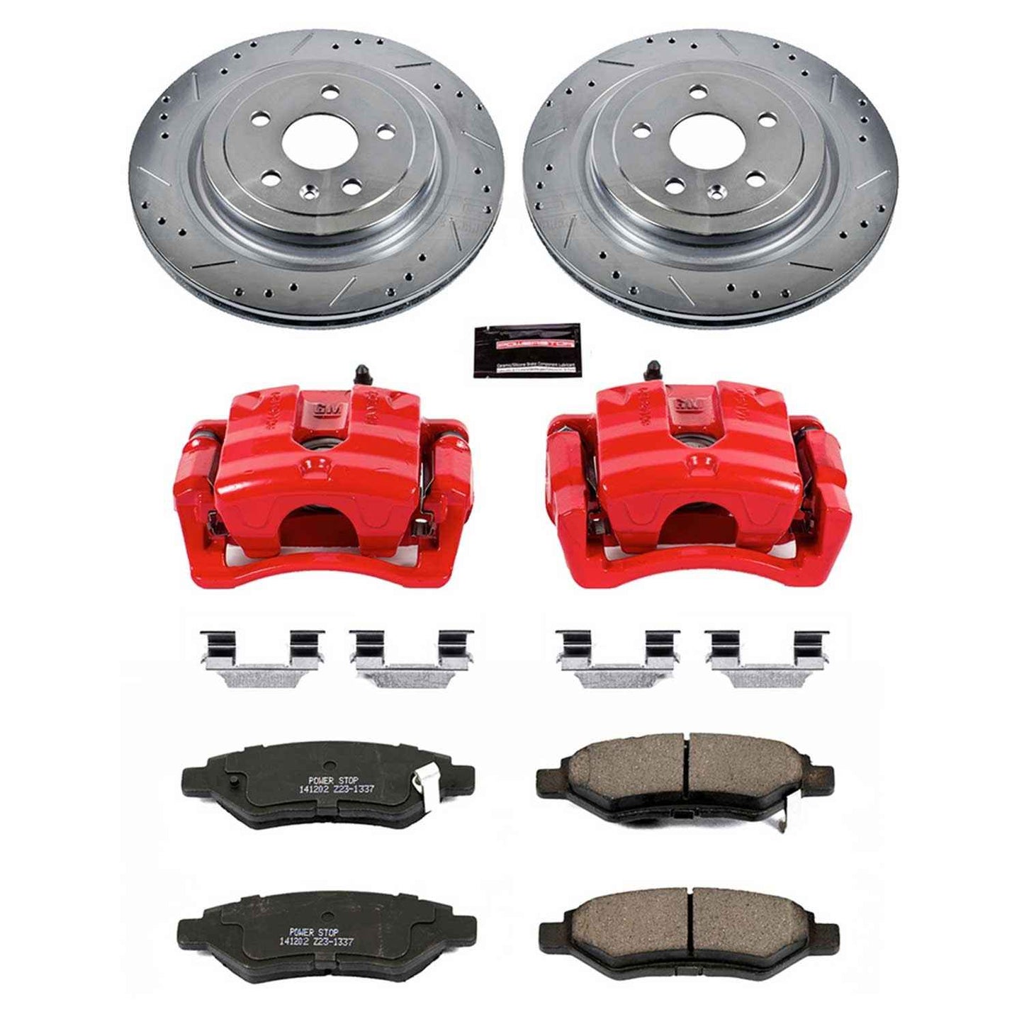 PowerStop Power Stop 08-14 Cadillac CTS Z23 Evolution Kit w/ Calipers - Rear KC4723