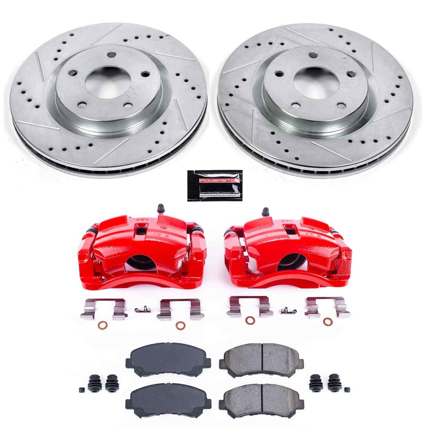 PowerStop Power Stop 08-14 Nissan Rogue Z23 Evolution Kit w/ Calipers - Front KC4724