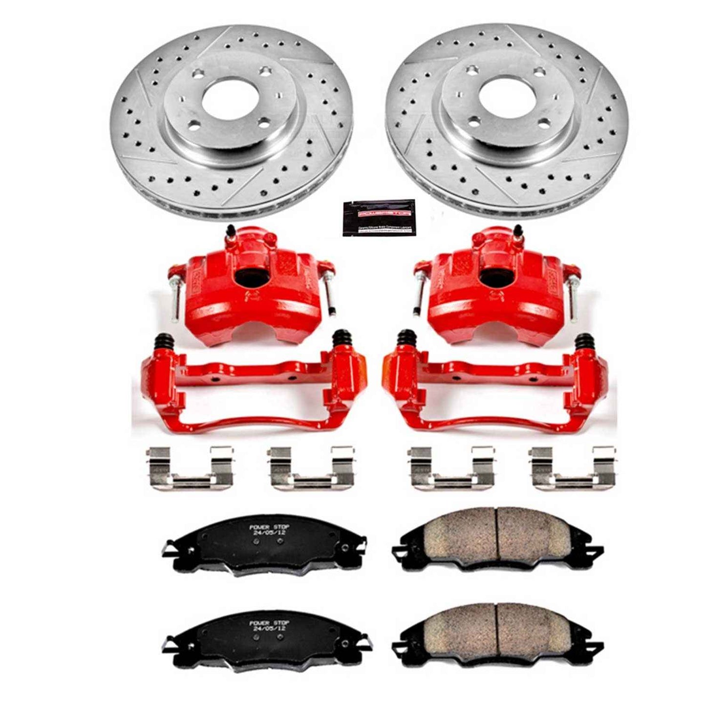 PowerStop Power Stop 08-11 Ford Focus Z23 Evolution Kit w/ Calipers - Front KC4726