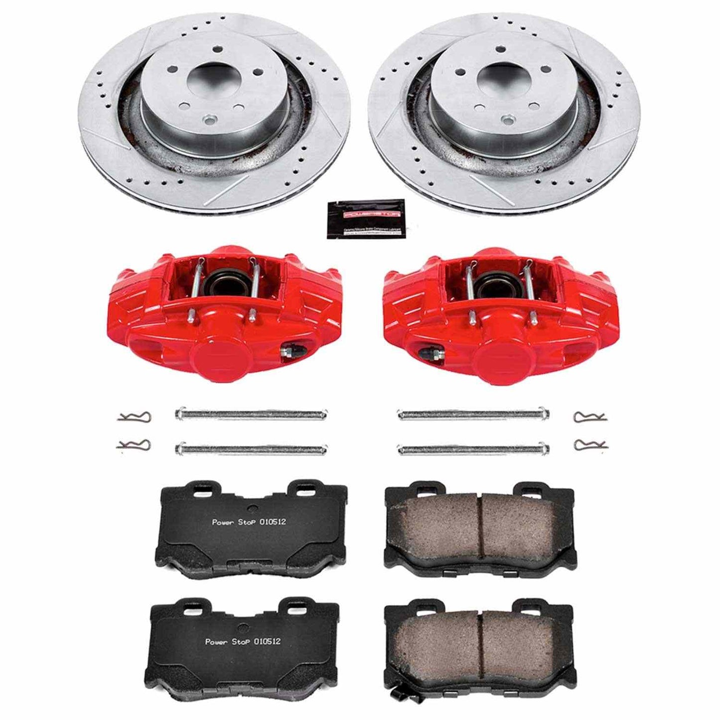 PowerStop Power Stop 08-13 Infiniti G37 Z23 Evolution Kit w/ Calipers - Rear KC4732