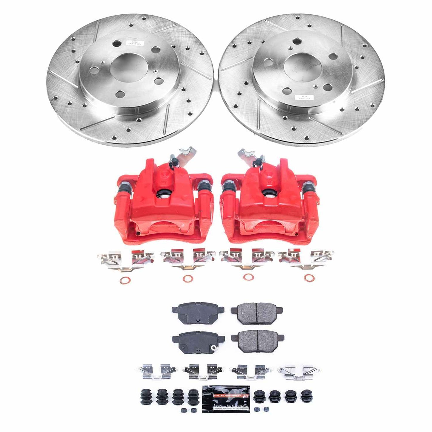 Power Stop 09-10 Pontiac Vibe Rear Z23 Evolution Sport Brake Kit w/Calipers KC4737