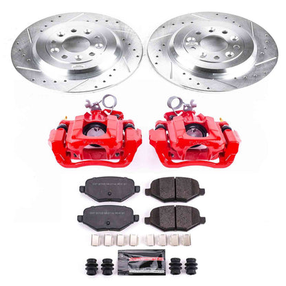 PowerStop Power Stop 11-15 Ford Edge Z23 Evolution Kit w/ Calipers - Rear KC4744C