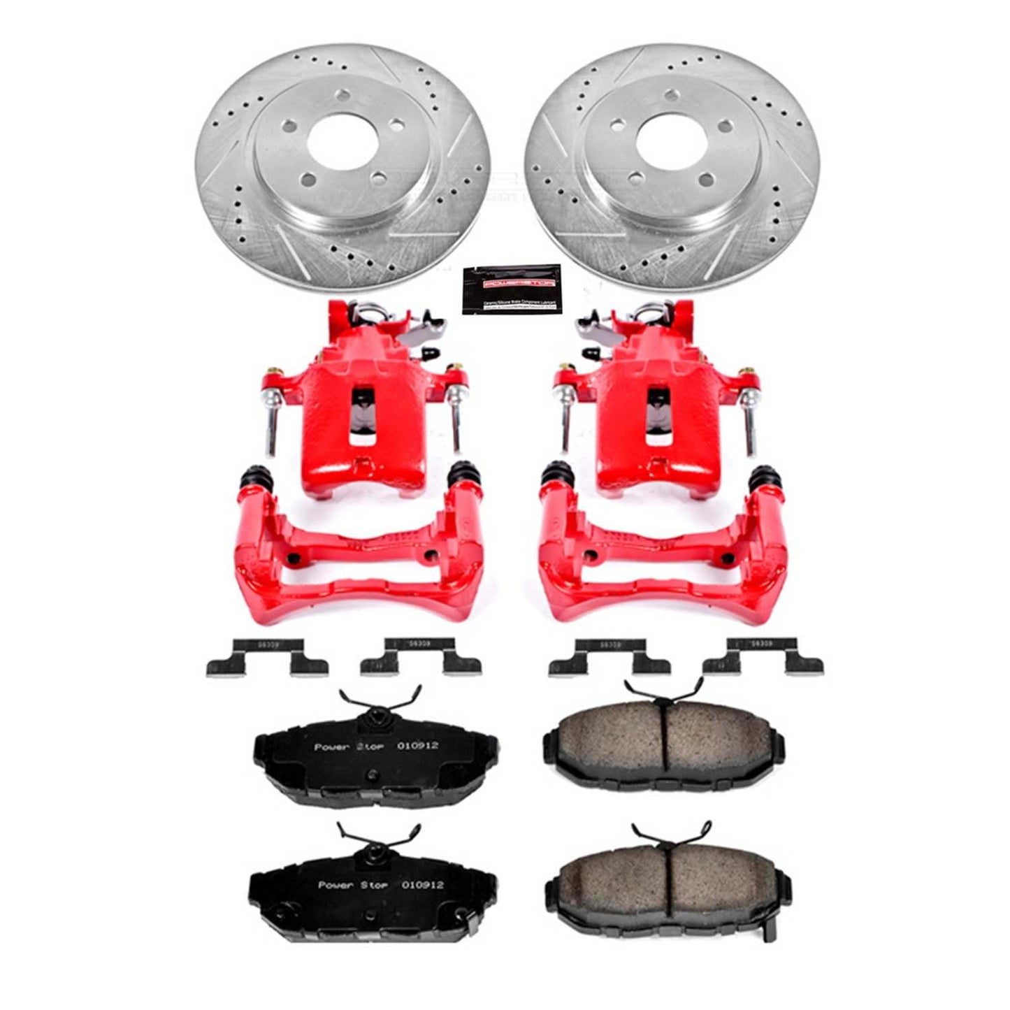 PowerStop Power Stop 11-14 Ford Mustang Z23 Evolution Kit w/ Calipers - Rear KC4749