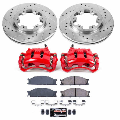 PowerStop Power Stop 93-94 Nissan D21 Z23 Evolution Kit w/ Calipers - Front KC4837A