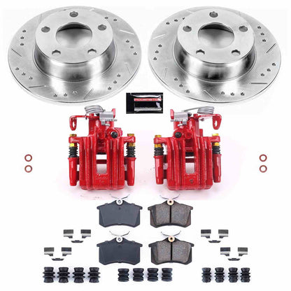 PowerStop Power Stop 99-04 Audi A6 Quattro Z23 Evolution Kit w/ Calipers - Rear KC4845