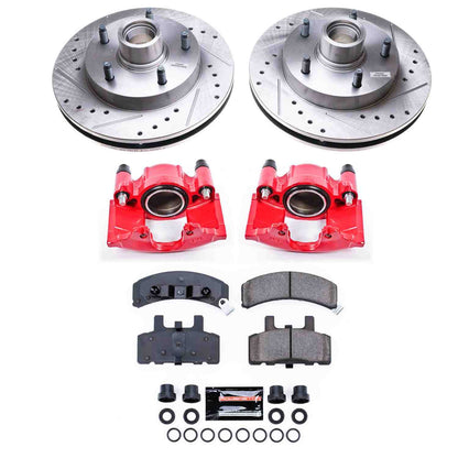 PowerStop Power Stop 94-99 Dodge Ram 1500 Z23 Evolution Kit w/ Calipers - Front KC4875