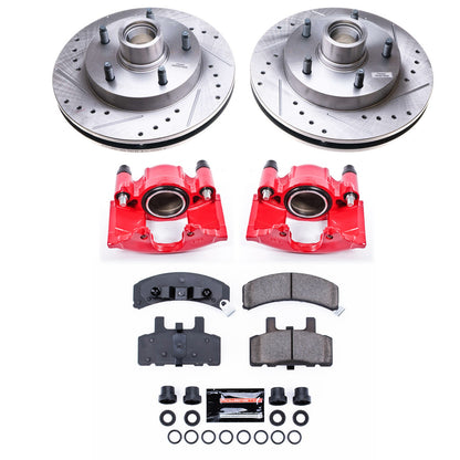 PowerStop Power Stop 94-99 Dodge Ram 1500 Z23 Evolution Kit w/ Calipers - Front KC4875