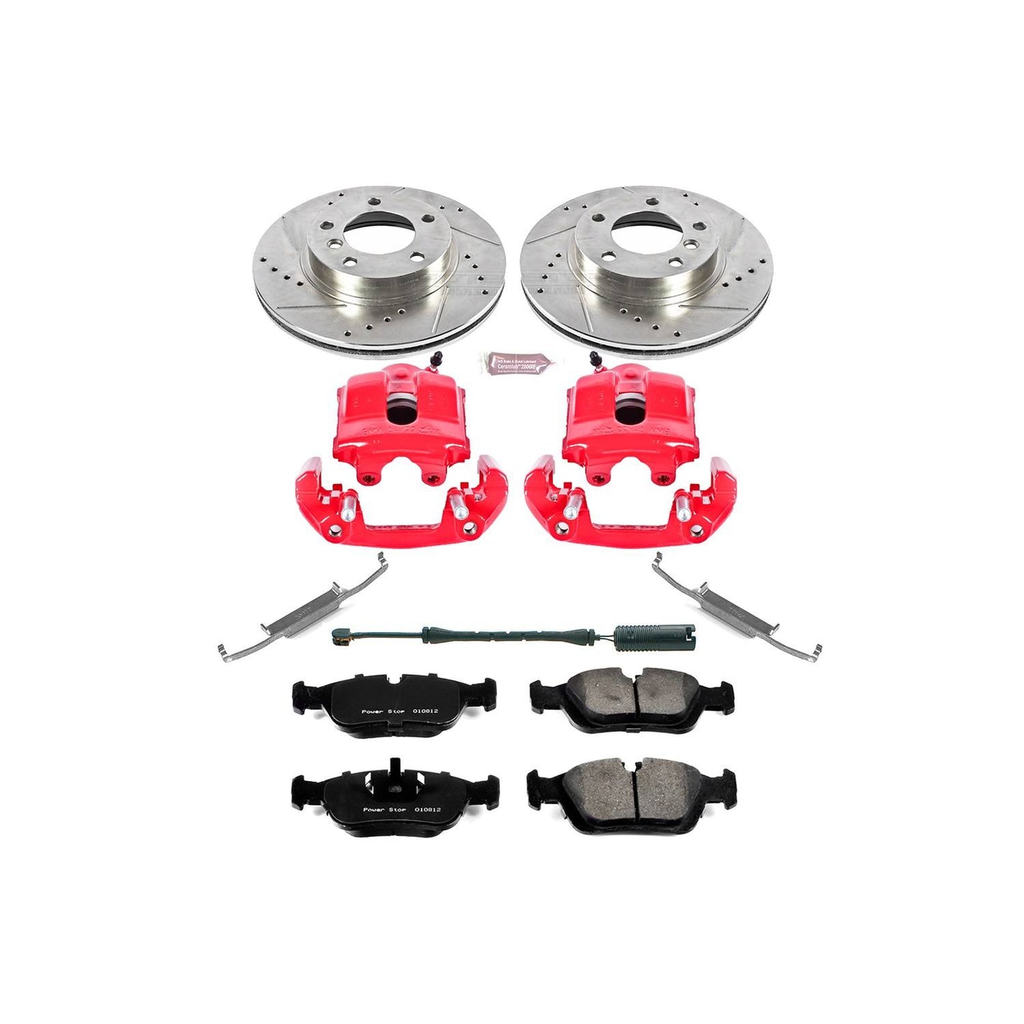 PowerStop Power Stop 92-98 BMW 318i Z23 Evolution Kit w/ Calipers - Front KC496