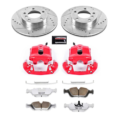 PowerStop Power Stop 2000 BMW 323Ci Front Z26 Street Warrior Brake Kit w/Calipers KC497-26