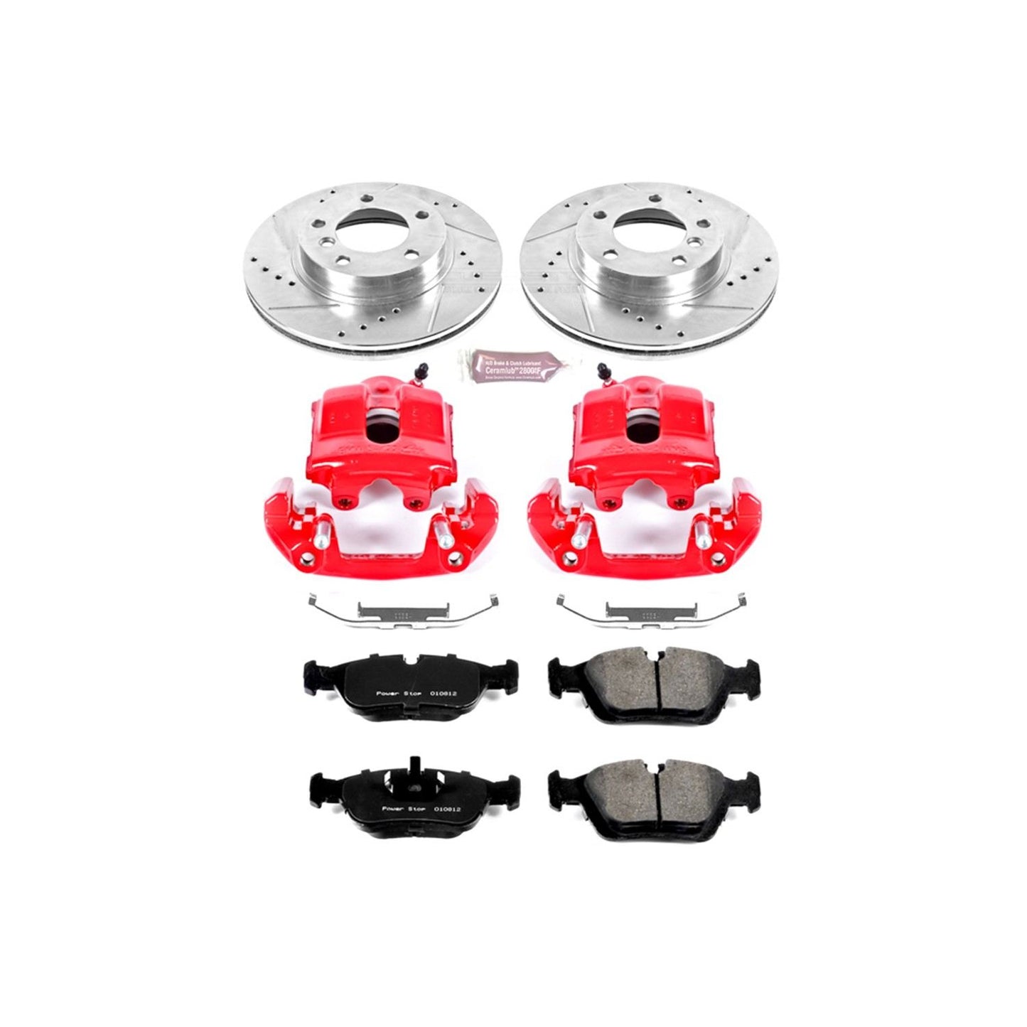 PowerStop Power Stop 2000 BMW 323Ci Z23 Evolution Kit w/ Calipers - Front KC497