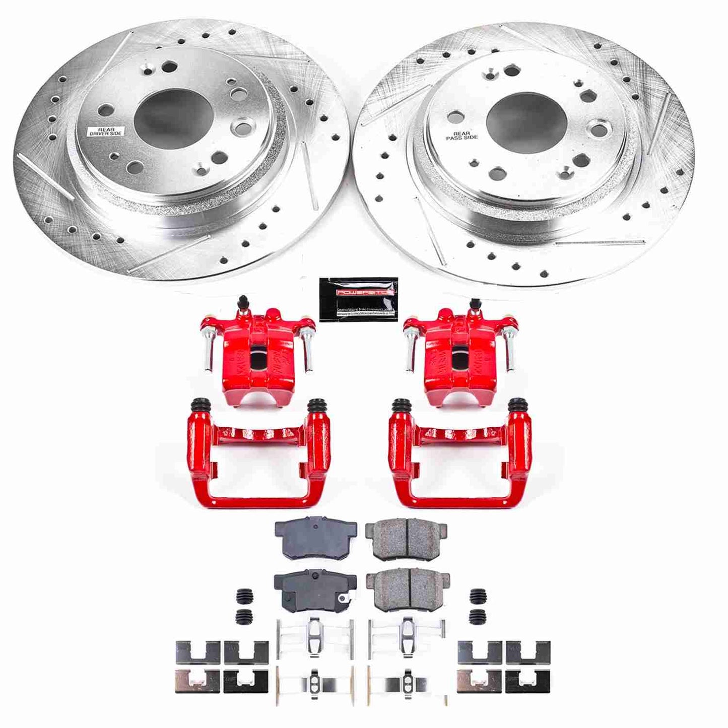 PowerStop Power Stop 02-04 Acura RL Z23 Evolution Kit w/ Calipers - Rear KC4989